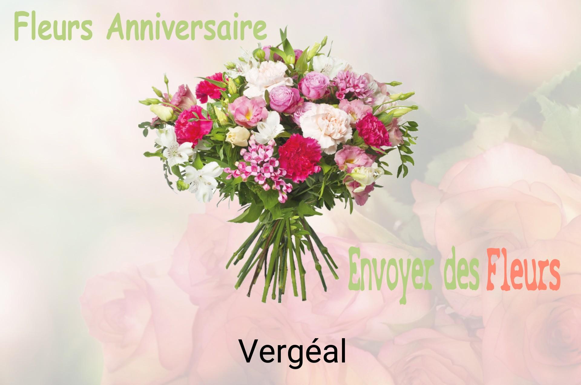 Bouquet de fleurs d’anniversaire livré à Vergéal