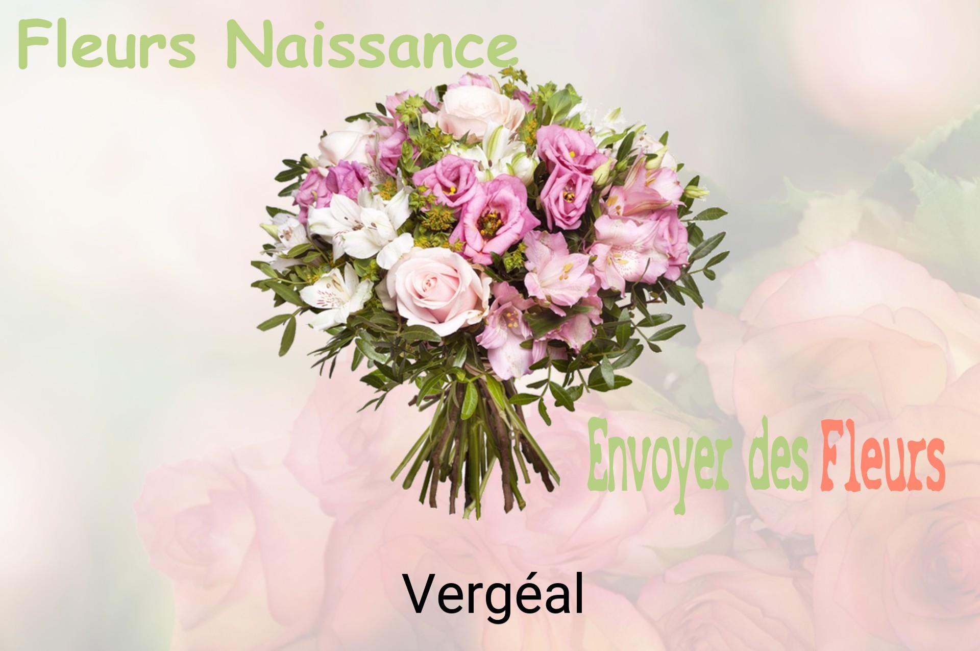 Bouquet de fleurs de naissance livré à Vergéal